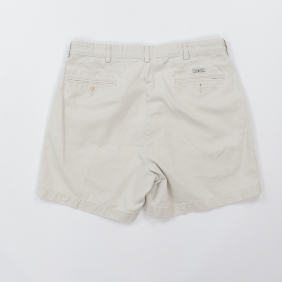 Vintage 90s Ralph Lauren Chino Shorts Beige - Picture 5 of 9